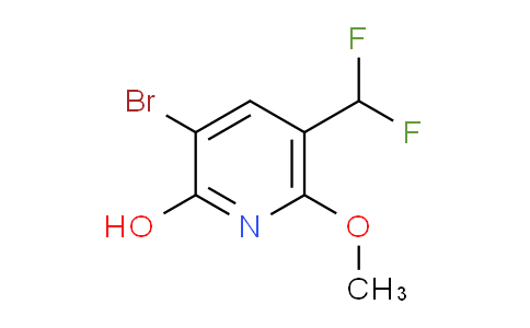 AM16456 | 1805370-84-6 | 3-Bromo-5-(difluoromethyl)-2-hydroxy-6-methoxypyridine