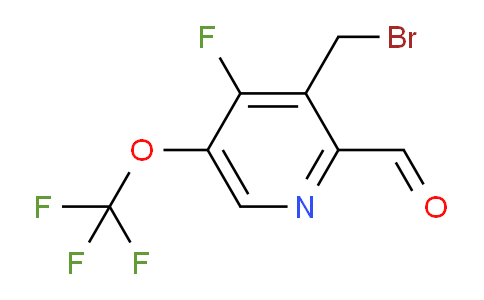 AM164567 | 1804320-86-2 | 3-(Bromomethyl)-4-fluoro-5-(trifluoromethoxy)pyridine-2-carboxaldehyde