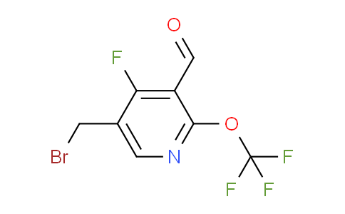 AM164568 | 1805967-38-7 | 5-(Bromomethyl)-4-fluoro-2-(trifluoromethoxy)pyridine-3-carboxaldehyde