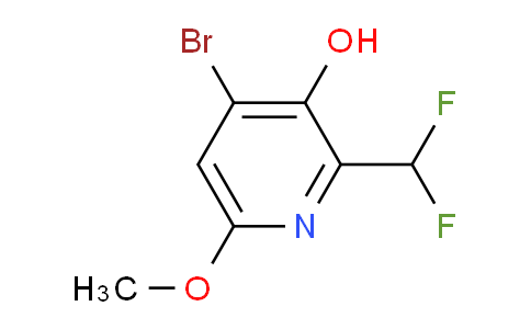 AM16457 | 1804658-71-6 | 4-Bromo-2-(difluoromethyl)-3-hydroxy-6-methoxypyridine