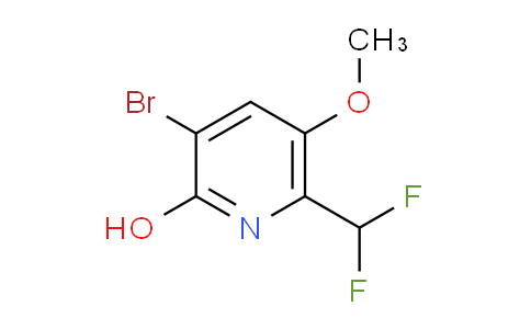 AM16458 | 1804855-75-1 | 3-Bromo-6-(difluoromethyl)-2-hydroxy-5-methoxypyridine