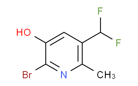 AM16459 | 1804462-09-6 | 2-Bromo-5-(difluoromethyl)-3-hydroxy-6-methylpyridine
