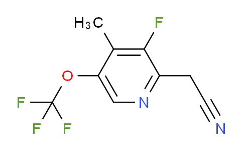 AM164598 | 1805977-87-0 | 3-Fluoro-4-methyl-5-(trifluoromethoxy)pyridine-2-acetonitrile