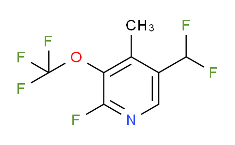 5-(Difluoromethyl)-2-fluoro-4-methyl-3-(trifluoromethoxy)pyridine
