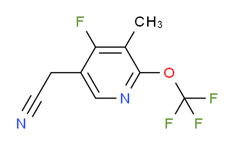 4-Fluoro-3-methyl-2-(trifluoromethoxy)pyridine-5-acetonitrile