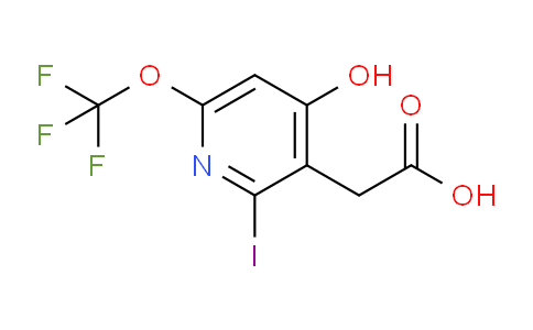 4-Hydroxy-2-iodo-6-(trifluoromethoxy)pyridine-3-acetic acid