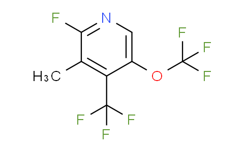 AM164619 | 1804431-84-2 | 2-Fluoro-3-methyl-5-(trifluoromethoxy)-4-(trifluoromethyl)pyridine