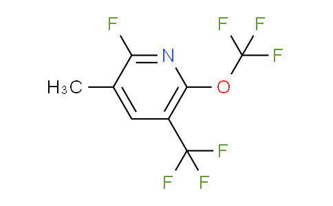 2-Fluoro-3-methyl-6-(trifluoromethoxy)-5-(trifluoromethyl)pyridine