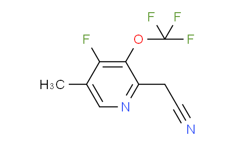 AM164623 | 1804743-10-9 | 4-Fluoro-5-methyl-3-(trifluoromethoxy)pyridine-2-acetonitrile