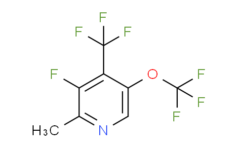 3-Fluoro-2-methyl-5-(trifluoromethoxy)-4-(trifluoromethyl)pyridine