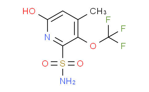 6-Hydroxy-4-methyl-3-(trifluoromethoxy)pyridine-2-sulfonamide