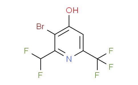 AM16469 | 1806865-91-7 | 3-Bromo-2-(difluoromethyl)-4-hydroxy-6-(trifluoromethyl)pyridine