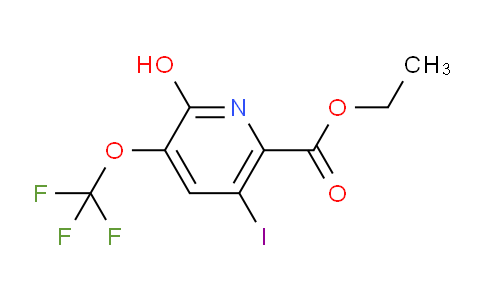 Ethyl 2-hydroxy-5-iodo-3-(trifluoromethoxy)pyridine-6-carboxylate