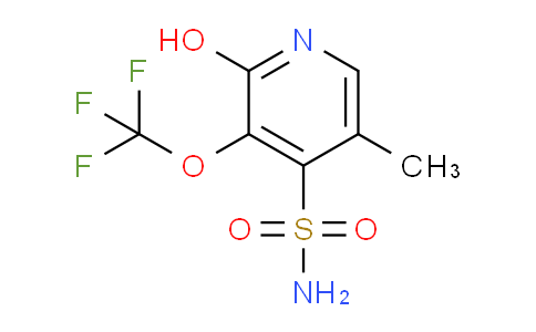 2-Hydroxy-5-methyl-3-(trifluoromethoxy)pyridine-4-sulfonamide