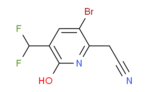 AM16473 | 1804843-18-2 | 3-Bromo-5-(difluoromethyl)-6-hydroxypyridine-2-acetonitrile