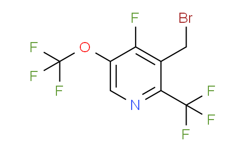 AM164737 | 1803702-48-8 | 3-(Bromomethyl)-4-fluoro-5-(trifluoromethoxy)-2-(trifluoromethyl)pyridine