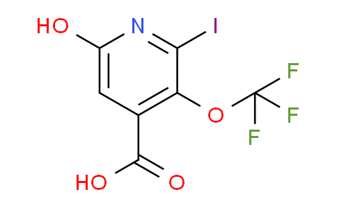 6-Hydroxy-2-iodo-3-(trifluoromethoxy)pyridine-4-carboxylic acid