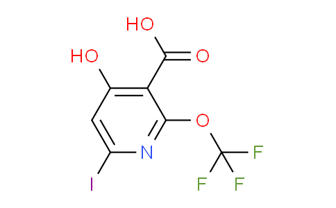 4-Hydroxy-6-iodo-2-(trifluoromethoxy)pyridine-3-carboxylic acid