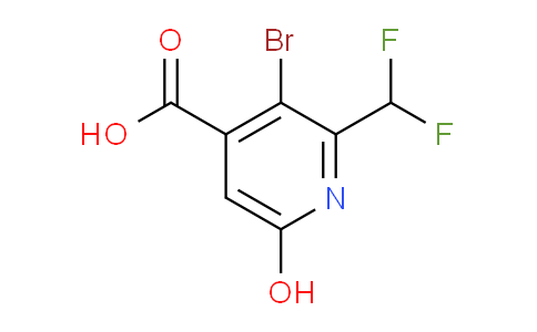 AM16479 | 1806857-10-2 | 3-Bromo-2-(difluoromethyl)-6-hydroxypyridine-4-carboxylic acid