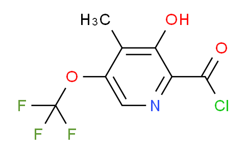 AM164795 | 1806173-32-9 | 3-Hydroxy-4-methyl-5-(trifluoromethoxy)pyridine-2-carbonyl chloride