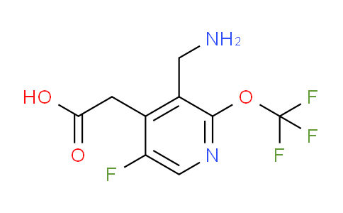 3-(Aminomethyl)-5-fluoro-2-(trifluoromethoxy)pyridine-4-acetic acid