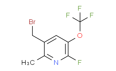 3-(Bromomethyl)-6-fluoro-2-methyl-5-(trifluoromethoxy)pyridine