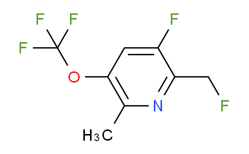 3-Fluoro-2-(fluoromethyl)-6-methyl-5-(trifluoromethoxy)pyridine