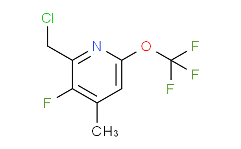 2-(Chloromethyl)-3-fluoro-4-methyl-6-(trifluoromethoxy)pyridine