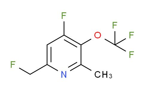 4-Fluoro-6-(fluoromethyl)-2-methyl-3-(trifluoromethoxy)pyridine