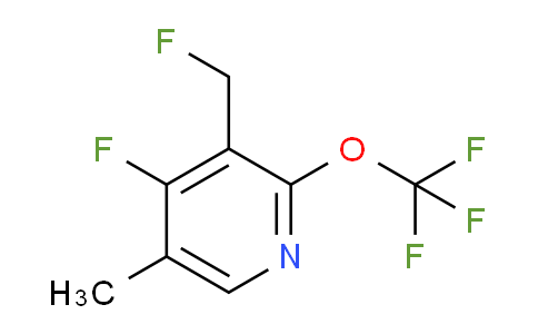 4-Fluoro-3-(fluoromethyl)-5-methyl-2-(trifluoromethoxy)pyridine