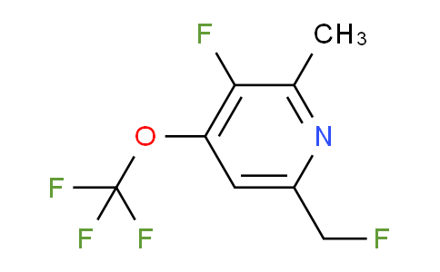 3-Fluoro-6-(fluoromethyl)-2-methyl-4-(trifluoromethoxy)pyridine