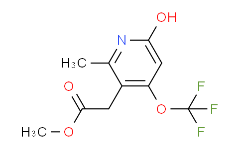 Methyl 6-hydroxy-2-methyl-4-(trifluoromethoxy)pyridine-3-acetate