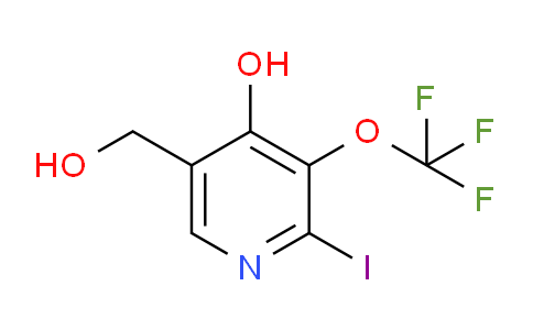 4-Hydroxy-2-iodo-3-(trifluoromethoxy)pyridine-5-methanol