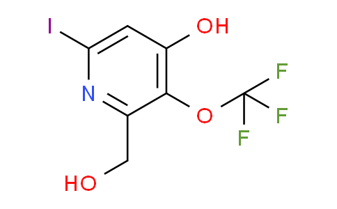 4-Hydroxy-6-iodo-3-(trifluoromethoxy)pyridine-2-methanol