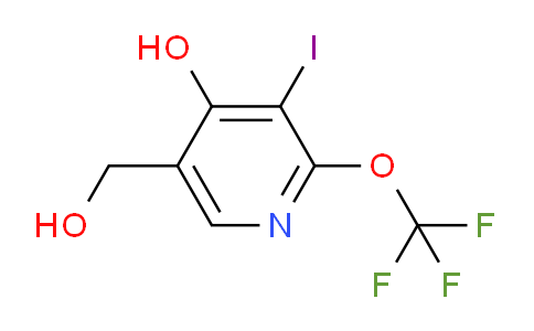 4-Hydroxy-3-iodo-2-(trifluoromethoxy)pyridine-5-methanol