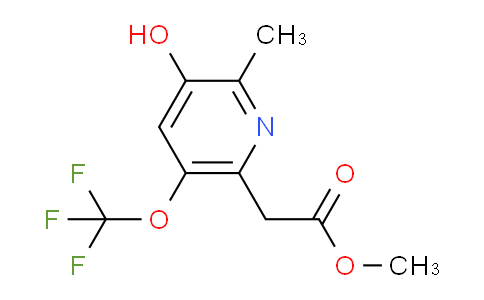 Methyl 3-hydroxy-2-methyl-5-(trifluoromethoxy)pyridine-6-acetate