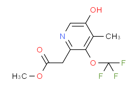 Methyl 5-hydroxy-4-methyl-3-(trifluoromethoxy)pyridine-2-acetate