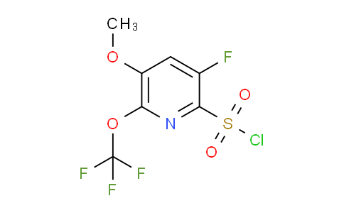 AM164875 | 1806181-58-7 | 3-Fluoro-5-methoxy-6-(trifluoromethoxy)pyridine-2-sulfonyl chloride