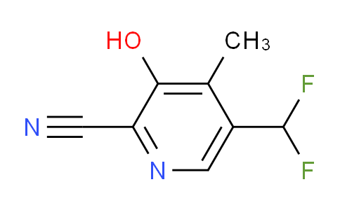 2-Cyano-5-(difluoromethyl)-3-hydroxy-4-methylpyridine