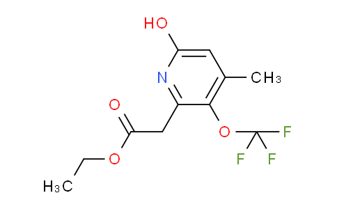 AM164881 | 1806719-21-0 | Ethyl 6-hydroxy-4-methyl-3-(trifluoromethoxy)pyridine-2-acetate