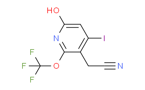 6-Hydroxy-4-iodo-2-(trifluoromethoxy)pyridine-3-acetonitrile