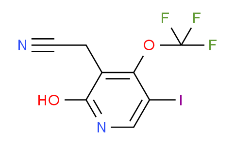 2-Hydroxy-5-iodo-4-(trifluoromethoxy)pyridine-3-acetonitrile