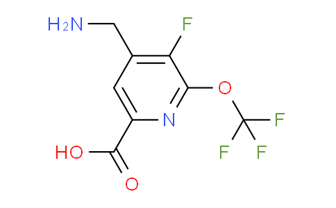 4-(Aminomethyl)-3-fluoro-2-(trifluoromethoxy)pyridine-6-carboxylic acid