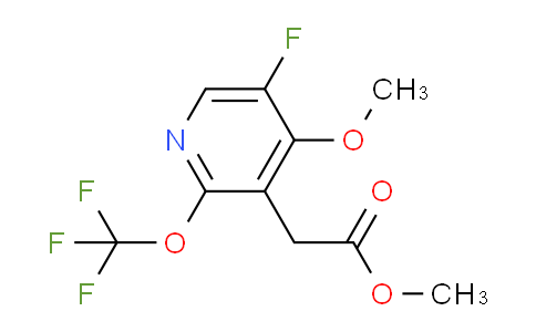Methyl 5-fluoro-4-methoxy-2-(trifluoromethoxy)pyridine-3-acetate