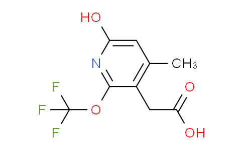 6-Hydroxy-4-methyl-2-(trifluoromethoxy)pyridine-3-acetic acid
