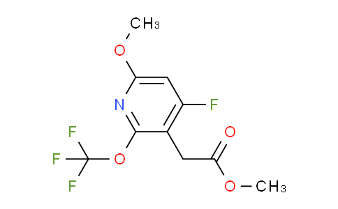 Methyl 4-fluoro-6-methoxy-2-(trifluoromethoxy)pyridine-3-acetate