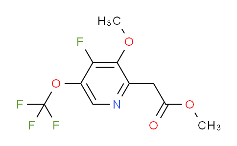 Methyl 4-fluoro-3-methoxy-5-(trifluoromethoxy)pyridine-2-acetate