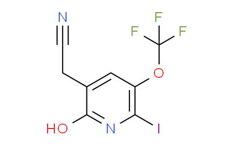 2-Hydroxy-6-iodo-5-(trifluoromethoxy)pyridine-3-acetonitrile