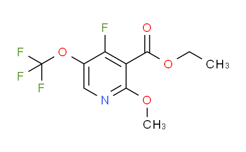 Ethyl 4-fluoro-2-methoxy-5-(trifluoromethoxy)pyridine-3-carboxylate