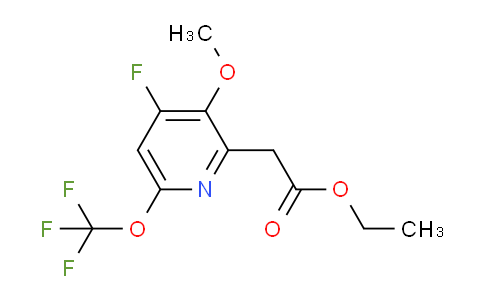 AM164996 | 1806719-96-9 | Ethyl 4-fluoro-3-methoxy-6-(trifluoromethoxy)pyridine-2-acetate